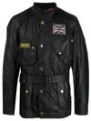 Barbour International Union Jack Wax Jacket