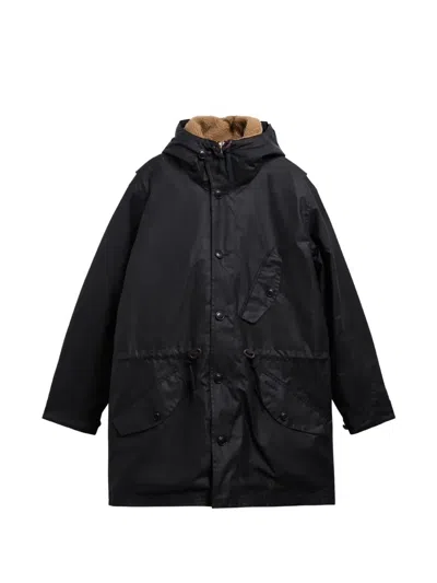 Barbour Ursula Waxed Parka In Black