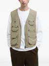 Barbour Utility Editor Zip-front Gilet In Green