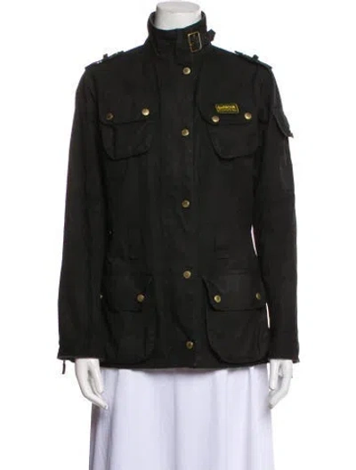 Pre-owned Barbour Utility Jacket In Black