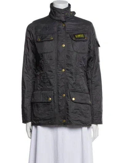 Pre-owned Barbour Utility Jacket In Black