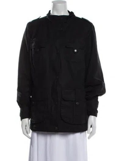 Pre-owned Barbour Utility Jacket In Black