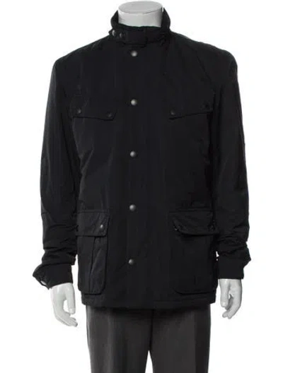 Pre-owned Barbour Utility Jacket In Black