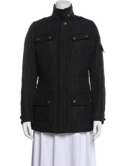 Pre-owned Barbour Utility Jacket In Black