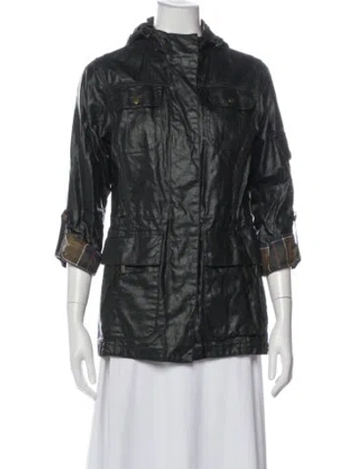 Pre-owned Barbour Utility Jacket In Black