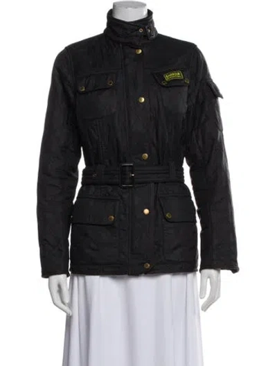 Pre-owned Barbour Utility Jacket In Black