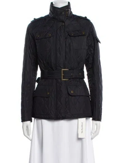 Pre-owned Barbour Utility Jacket In Black