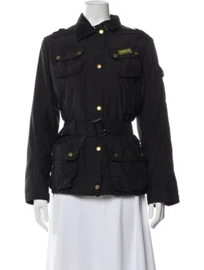 Pre-owned Barbour Utility Jacket In Black