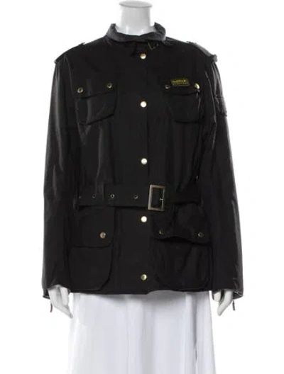 Pre-owned Barbour Utility Jacket In Black