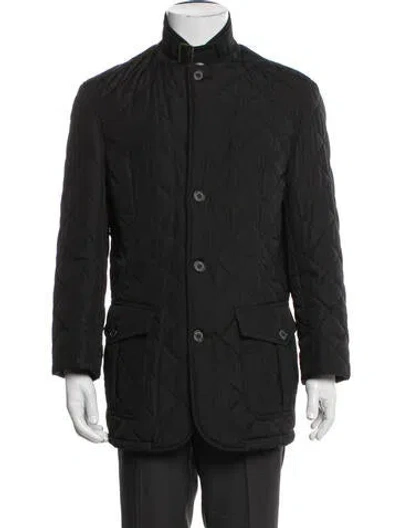 Pre-owned Barbour Utility Jacket In Black