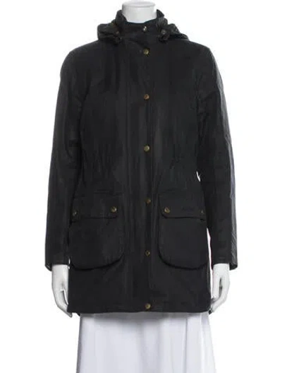 Pre-owned Barbour Utility Jacket In Black