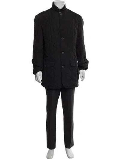Pre-owned Barbour Utility Jacket In Black