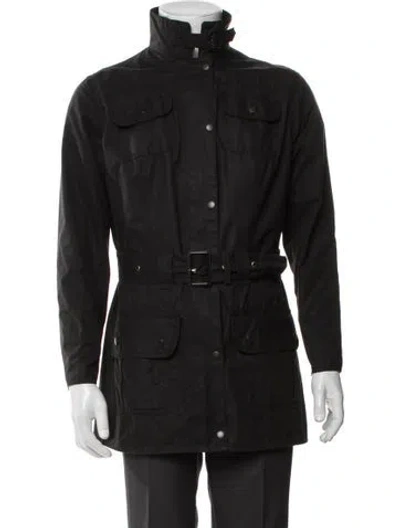 Pre-owned Barbour Utility Jacket In Black