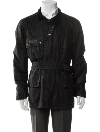 Pre-owned Barbour Utility Jacket In Black