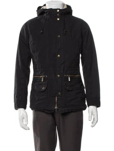 Pre-owned Barbour Utility Jacket In Black