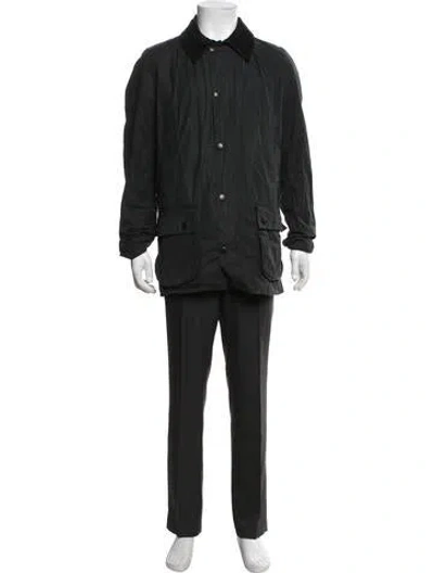 Pre-owned Barbour Utility Jacket In Black