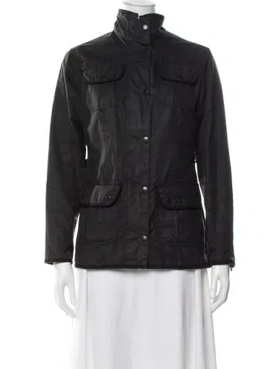 Pre-owned Barbour Utility Jacket In Black