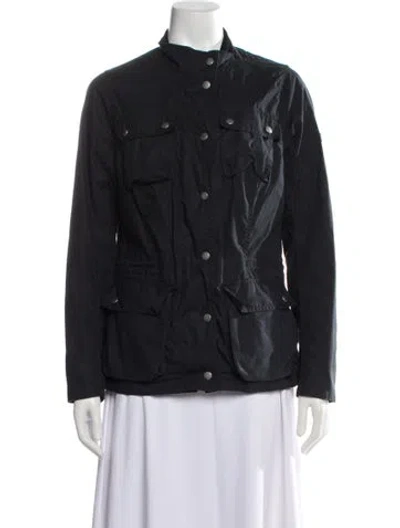 Pre-owned Barbour Utility Jacket In Black