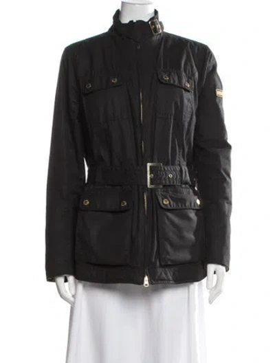 Pre-owned Barbour Utility Jacket In Black