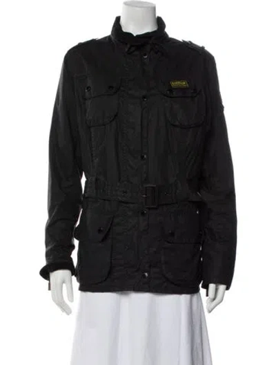 Pre-owned Barbour Utility Jacket In Black