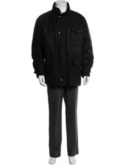 Pre-owned Barbour Utility Jacket In Black