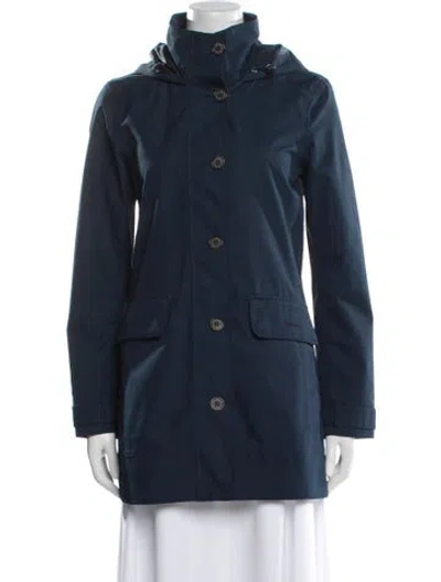 Pre-owned Barbour Utility Jacket In Blue