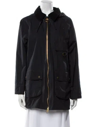 Pre-owned Barbour Utility Jacket In Blue