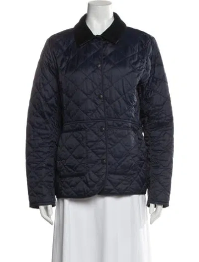 Pre-owned Barbour Utility Jacket In Blue