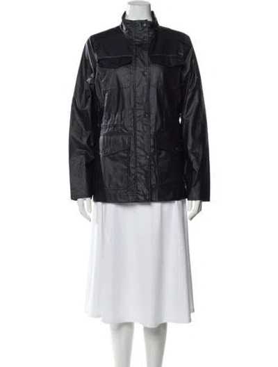 Pre-owned Barbour Utility Jacket In Blue