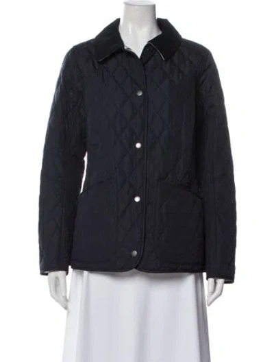 Pre-owned Barbour Utility Jacket In Blue