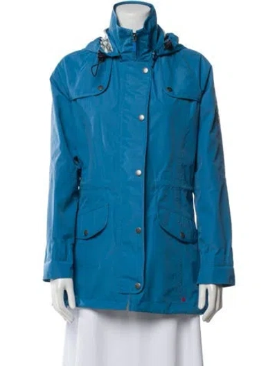 Pre-owned Barbour Utility Jacket In Blue