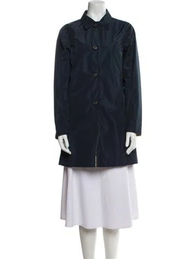 Pre-owned Barbour Utility Jacket In Blue