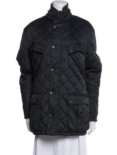 Pre-owned Barbour Utility Jacket In Blue