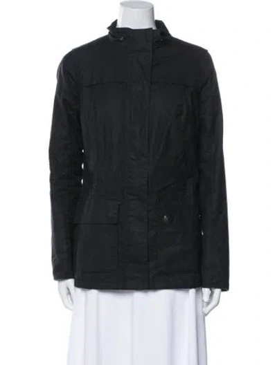 Pre-owned Barbour Utility Jacket In Blue