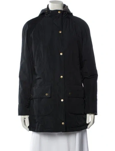 Pre-owned Barbour Utility Jacket In Blue