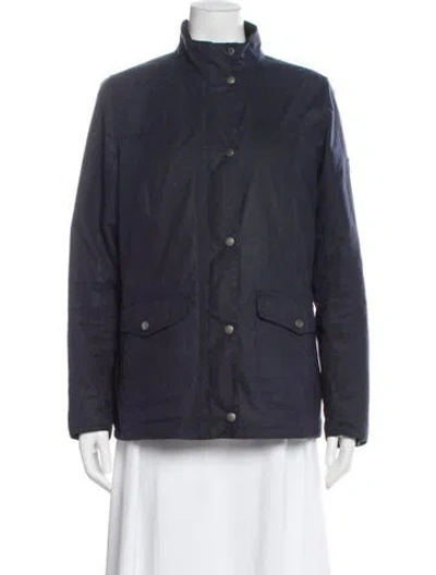 Pre-owned Barbour Utility Jacket In Blue
