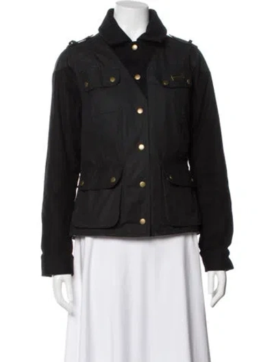 Pre-owned Barbour Utility Jacket In Blue
