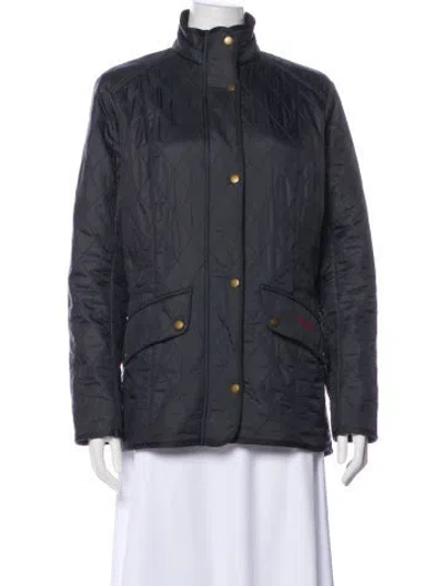 Pre-owned Barbour Utility Jacket In Blue