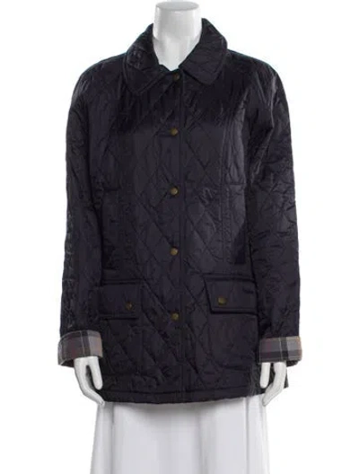 Pre-owned Barbour Utility Jacket In Blue