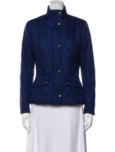 Pre-owned Barbour Utility Jacket In Blue