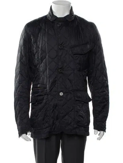 Pre-owned Barbour Utility Jacket In Blue