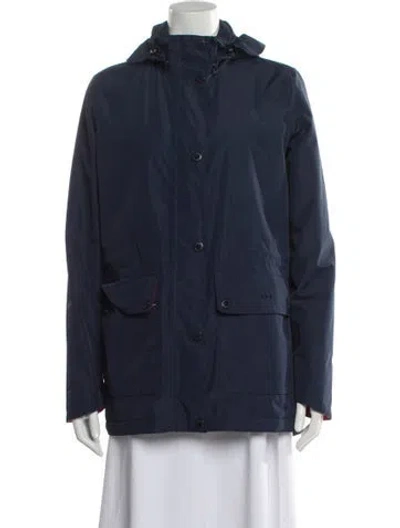 Pre-owned Barbour Utility Jacket In Blue