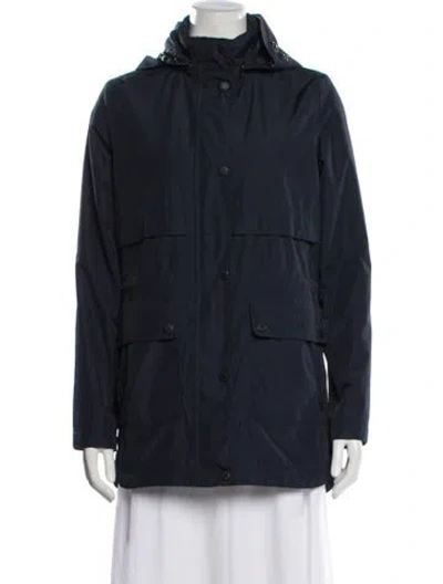 Pre-owned Barbour Utility Jacket In Blue