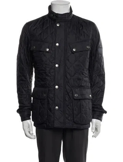 Pre-owned Barbour Utility Jacket In Blue