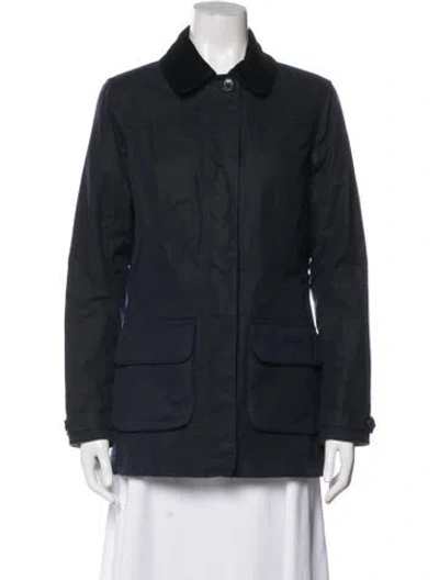 Pre-owned Barbour Utility Jacket In Blue