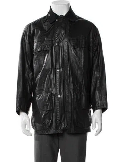 Pre-owned Barbour Utility Jacket In Blue