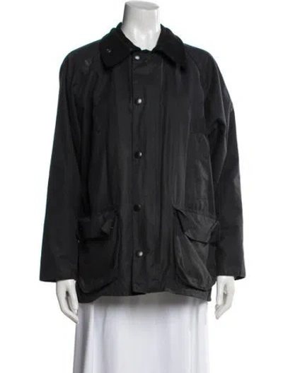 Pre-owned Barbour Utility Jacket In Blue