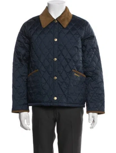 Pre-owned Barbour Utility Jacket In Blue