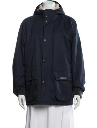 Pre-owned Barbour Utility Jacket In Blue