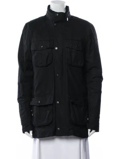 Pre-owned Barbour Utility Jacket In Blue